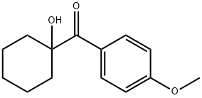 메탄온,(1-히드록시시클로헥실)(4-메톡시페닐)- 구조식 이미지