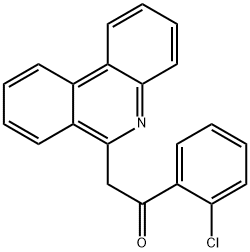 1-(2-chlorophenyl)-2-phenanthridin-6-yl-ethanone Structure