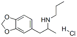 3,4-methylenedioxy-N-propylamphetamine hydrochloride Structure