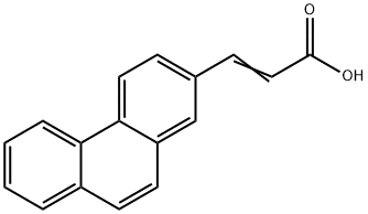 (E)-3-phenanthren-2-ylprop-2-enoic acid Structure