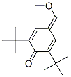 4-(1-methoxyethylidene)-2,6-ditert-butyl-cyclohexa-2,5-dien-1-one Structure