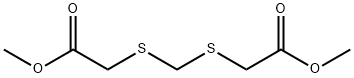 METHYL 2-([[(2-METHOXY-2-OXOETHYL)THIO]METHYL]THIO)ACETATE Structure