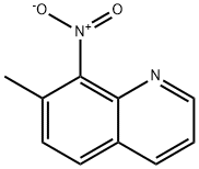 7-METHYL-8-NITROQUINOLINE 구조식 이미지