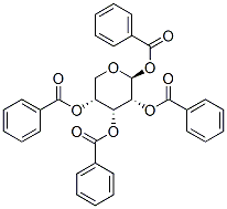 .beta.-D-Ribopyranose, tetrabenzoate Structure