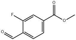 Methyl 3-fluoro-4-forMylbenzoate 구조식 이미지