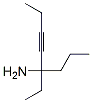 5-Octyn-4-amine,  4-ethyl- Structure