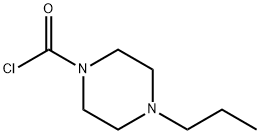 1-피페라진카르보닐클로라이드,4-프로필-(9CI) 구조식 이미지