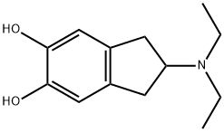 1H-Indene-5,6-diol, 2-(diethylamino)-2,3-dihydro- (9CI) Structure