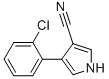 4-(2-클로로페닐)-1H-피롤-3-카보니트릴 구조식 이미지