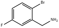2-Bromo-5-fluorobenzylamine 구조식 이미지