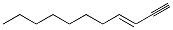 (E)-3-Undecen-1-yne Structure