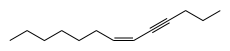 (Z)-6-Tridecen-4-yne Structure