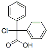 chlorodiphenylacetic acid  Structure