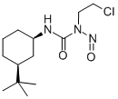 cis-1-(3-tert-Butylcyclohexyl)-3-(2-chloroethyl)-3-nitrosourea 구조식 이미지
