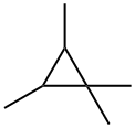 1,1,2,3-Tetramethylcyclopropane Structure