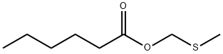 METHYLTHIOMETHYL HEXANOATE Structure