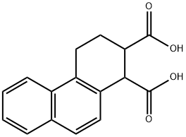 1,2,3,4-Tetrahydro-1,2-phenanthrenedicarboxylic acid Structure