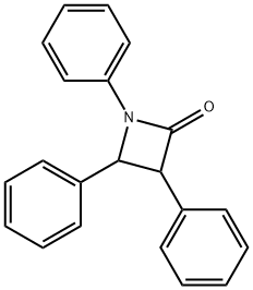 1,3,4-TRIPHENYL-2-AZETIDINONE Structure