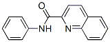 N-Phenyl-2-quinolinecarboxamide Structure