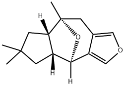 (4R,4aR,7aS,8R)-4,4a,5,6,7,7a,8,9-Octahydro-6,6,8-trimethyl-4,8-epoxyazuleno[5,6-c]furan 구조식 이미지