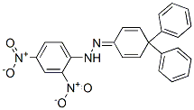 4,4-Diphenyl-2,5-cyclohexadien-1-one 2,4-dinitrophenyl hydrazone Structure
