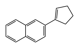 2-(1-Cyclopentenyl)naphthalene Structure