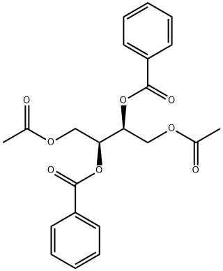 (2S,3S)-1,2,3,4-Butanetetrol 1,4-diacetate 2,3-dibenzoate 구조식 이미지