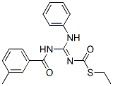 [(3-Methylbenzoylamino)(phenylamino)methylene]thiocarbamic acid S-ethyl ester Structure