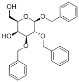 1,2,3-Tri-O-benzyl-b-D-galactopyranoside Structure