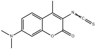 7-Dimethylamino-4-methylcoumarin-3-isothiocyanate(DACITC) Structure