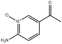 Ethanone, 1-(6-amino-1-oxido-3-pyridinyl)- (9CI) 구조식 이미지