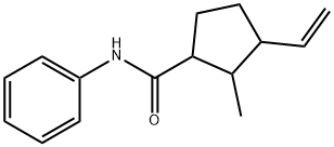 3-Ethenyl-2-methyl-N-phenylcyclopentanecarboxamide Structure