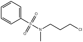 N-(3-클로로프로필)-N-메틸벤젠술폰아미드 구조식 이미지
