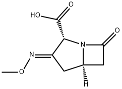 1-Azabicyclo[3.2.0]heptane-2-carboxylicacid,3-(methoxyimino)-7-oxo-, 구조식 이미지