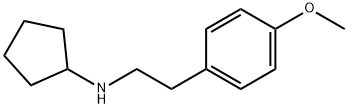 N-[2-(4-methoxyphenyl)ethyl]cyclopentanamine Structure