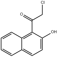 Ethanone, 2-chloro-1-(2-hydroxy-1-naphthalenyl)- (9CI) 구조식 이미지