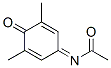 N-(3,5-디메틸-4-옥소-1-시클로헥사-2,5-디에닐리덴)아세트아미드 구조식 이미지
