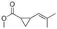 2-(2-Methyl-1-propenyl)cyclopropanecarboxylic acid methyl ester Structure