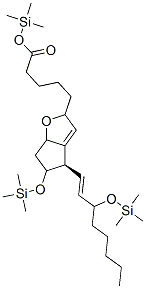 6,9-에폭시-11,15-비스[(트리메틸실릴)옥시]프로스타-7,13-디엔-1-오산트리메틸실릴에스테르 구조식 이미지