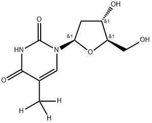 THYMIDINE, METHYL-D3 Structure