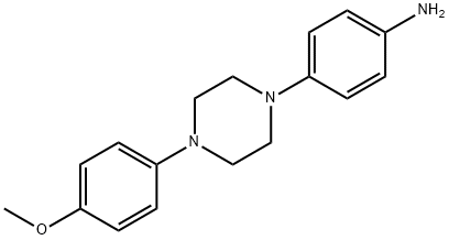 1-(4-AMINOPHENYL)-4-(4-METHOXYPHENYL)PIPERAZINE 구조식 이미지