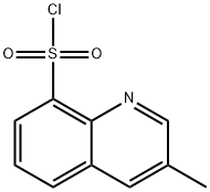 3-Methyl-8-quinolinesulphonyl chloride 구조식 이미지