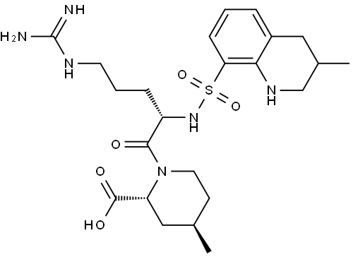 Argatroban 구조식 이미지