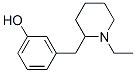 Phenol, 3-[(1-ethyl-2-piperidinyl)methyl]- (9CI) Structure