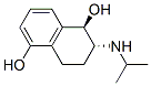 1,5-Naphthalenediol, 1,2,3,4-tetrahydro-2-[(1-methylethyl)amino]-, trans- (9CI) Structure