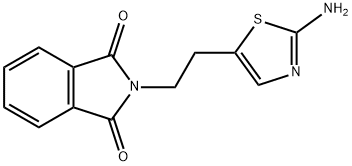 2-(2-(2-aminothiazol-5-yl)ethyl)isoindoline-1,3-dione Structure