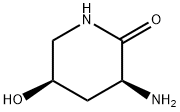 2-Piperidinone,3-amino-5-hydroxy-,(3S-cis)-(9CI) 구조식 이미지