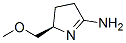 2H-Pyrrol-5-amine,3,4-dihydro-2-(methoxymethyl)-,(R)-(9CI) 구조식 이미지