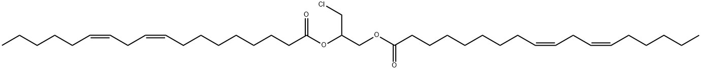 rac-1,2-Dilinoleoyl-3-chloropropanediol Structure