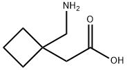 2-(1-(Aminomethyl)cyclobutyl)acetic acid Structure